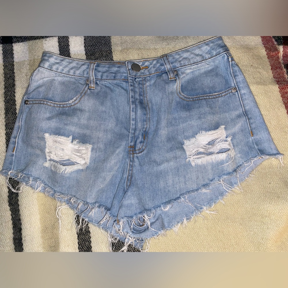 Ashley Mason cut off denim shorts. SIZE 10!